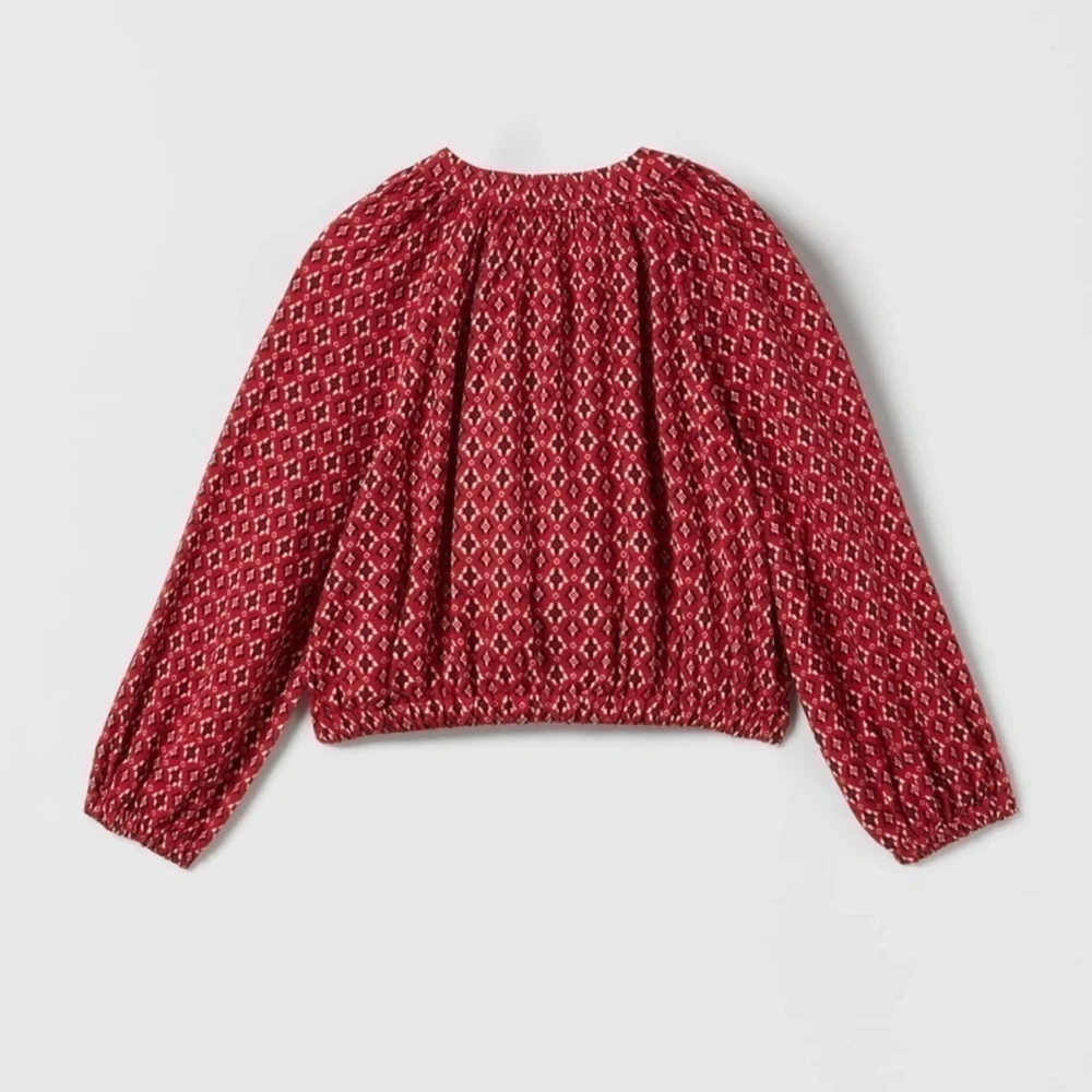 Zara Printed Blouse